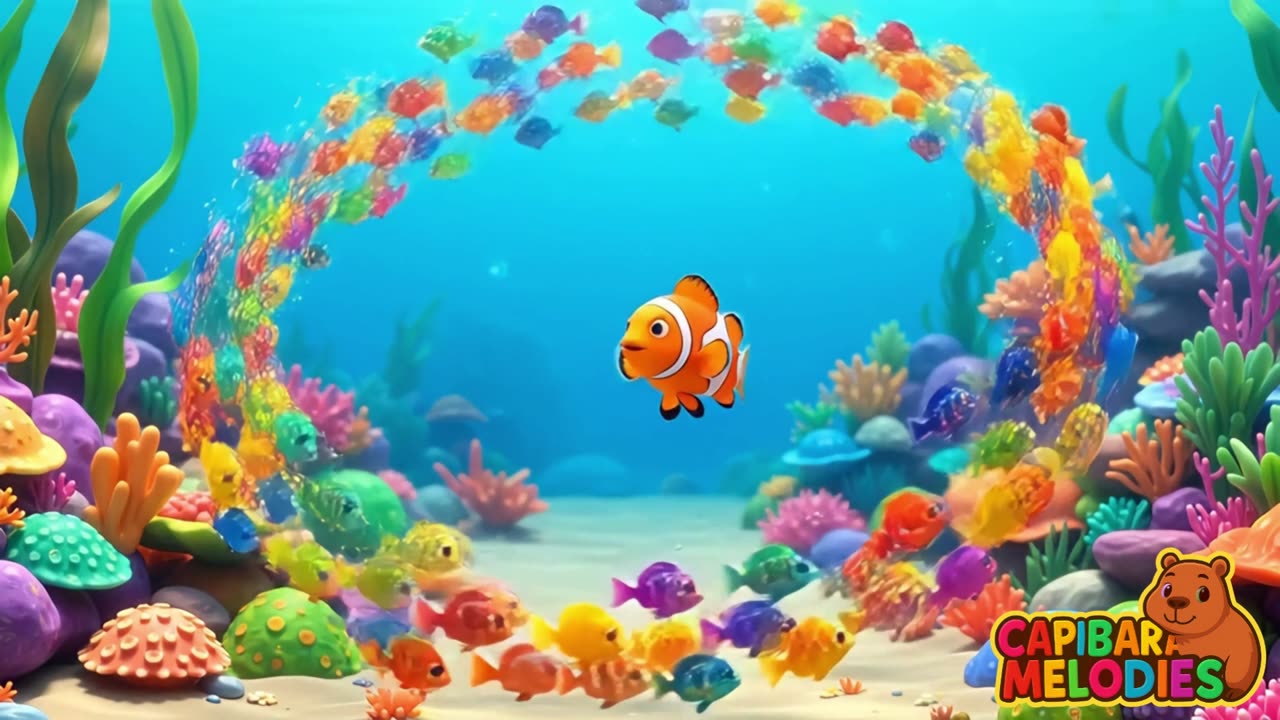 ☀️🎨 Färger av Clownfisken