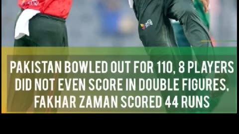 Bangladesh beat Pakistan by 7 wkts in 1st T20I in Mirpur. Parvez Hossain Potm