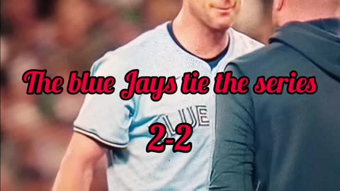 Blue jays tie it up!