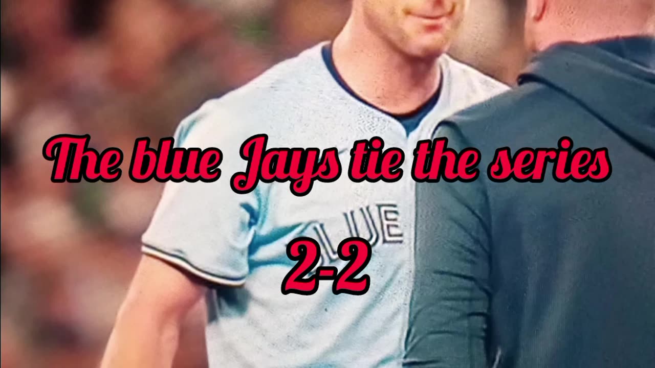 Blue jays tie it up!
