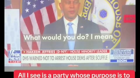 What do you think about these two basically threatening DHS?