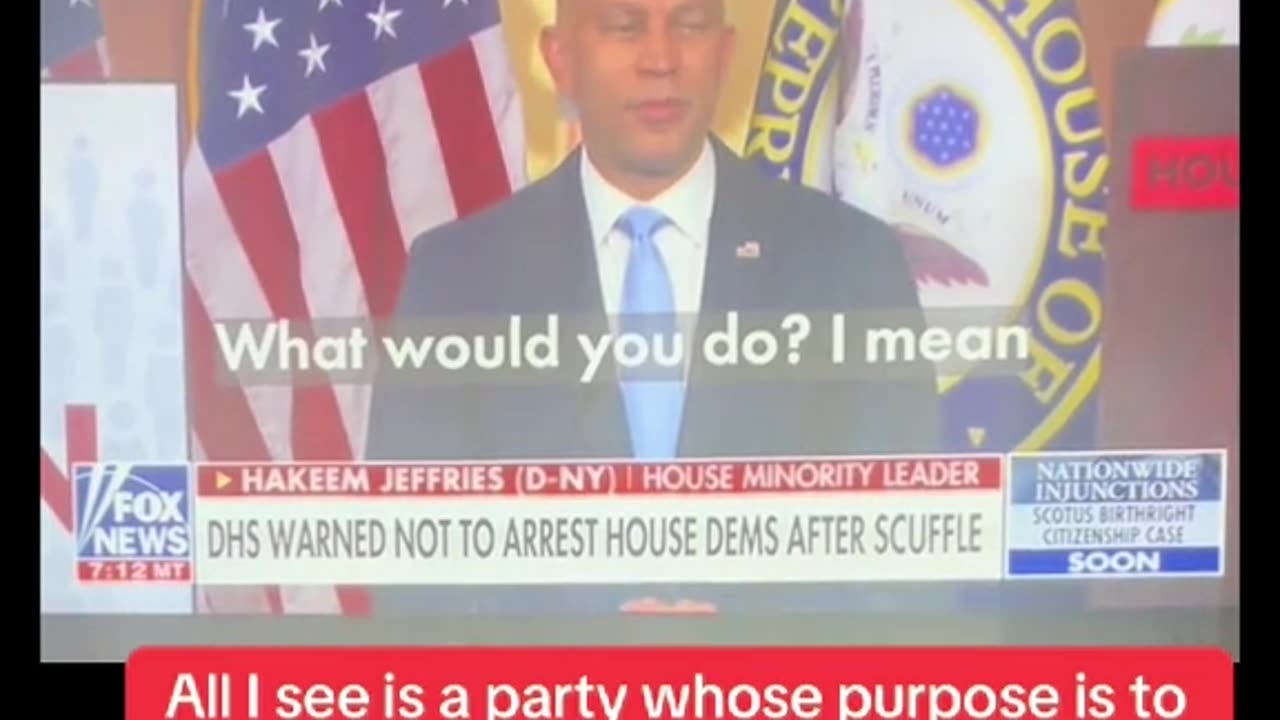 What do you think about these two basically threatening DHS?