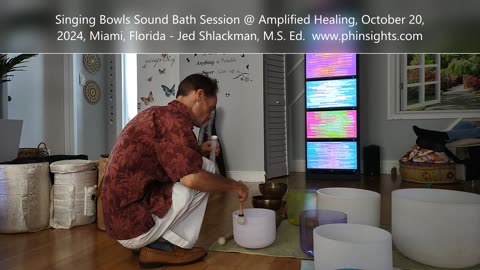 Singing Bowls Sound Bath Session @ Amplified Healing, October 20, 2024, Miami, Florida - Jedi Shaman
