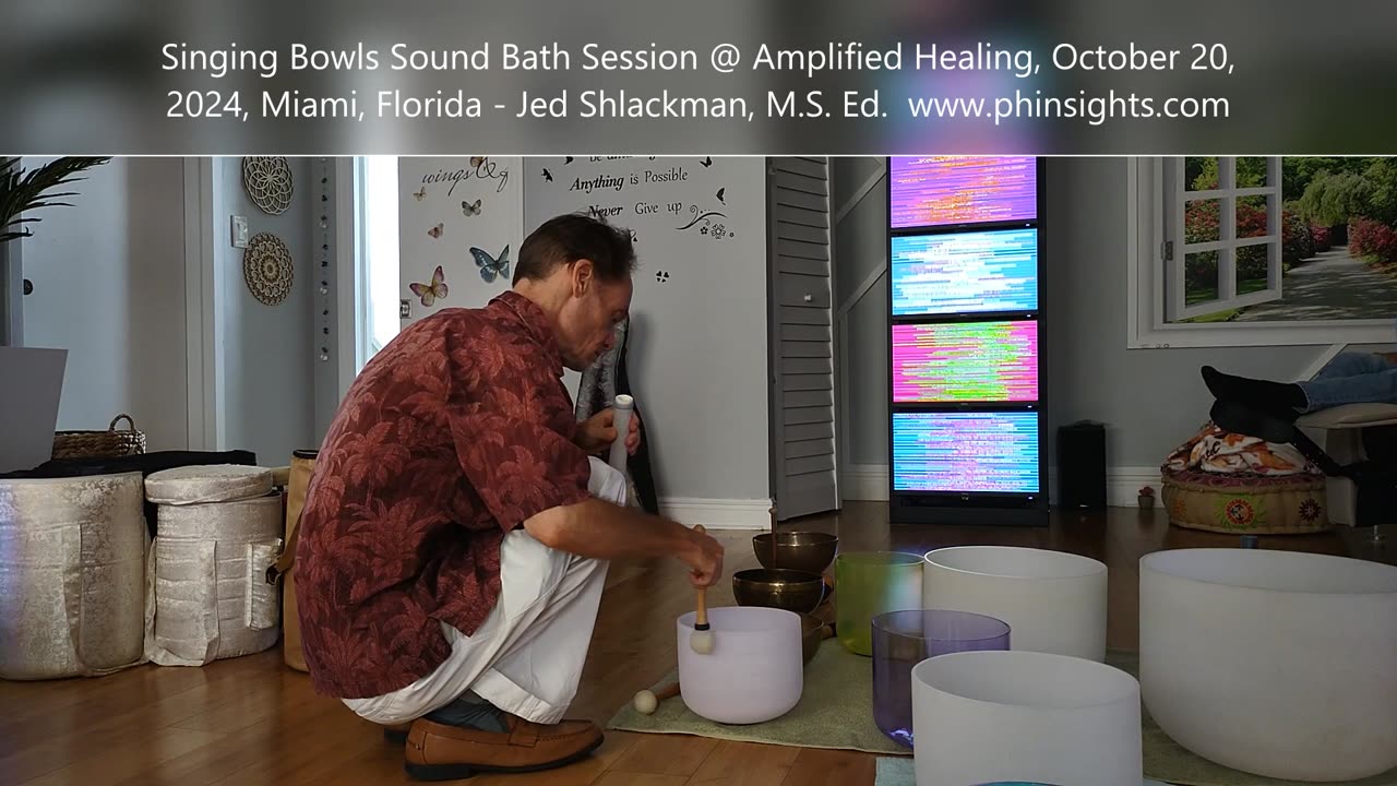 Singing Bowls Sound Bath Session @ Amplified Healing, October 20, 2024, Miami, Florida - Jedi Shaman