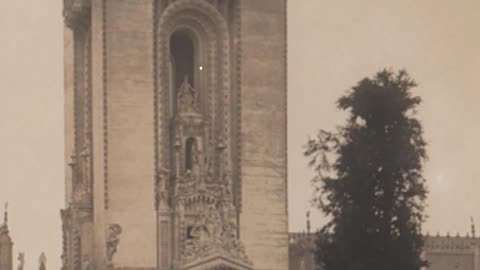 MULLGARDT'S TOWER AND THE COURT OF ABUNDANCE - A MASSIVE STRUCTURE, THEY SAID IT WAS "TEMPORARY"