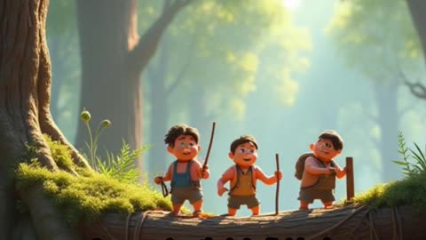 "The Berry Bridge 🍓 | A Moral Story for Kids | Learn the Power of Teamwork & Sharing!"