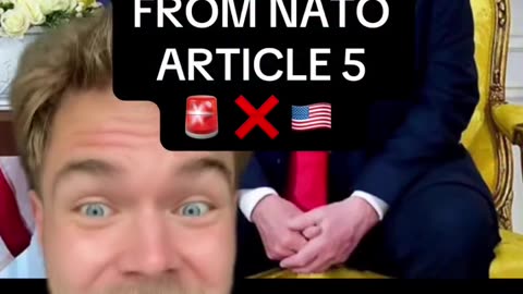 TRUMP IS DONE WITH NATO