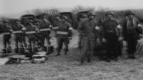 CHURCHILL AND EISENHOW... - CHURCHILL AND EISENHOWER INSPECTING 9TH AIR FORCE STATION - 111-adc-9727