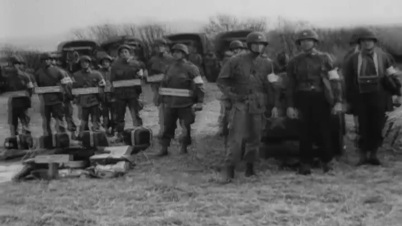CHURCHILL AND EISENHOW... - CHURCHILL AND EISENHOWER INSPECTING 9TH AIR FORCE STATION - 111-adc-9727