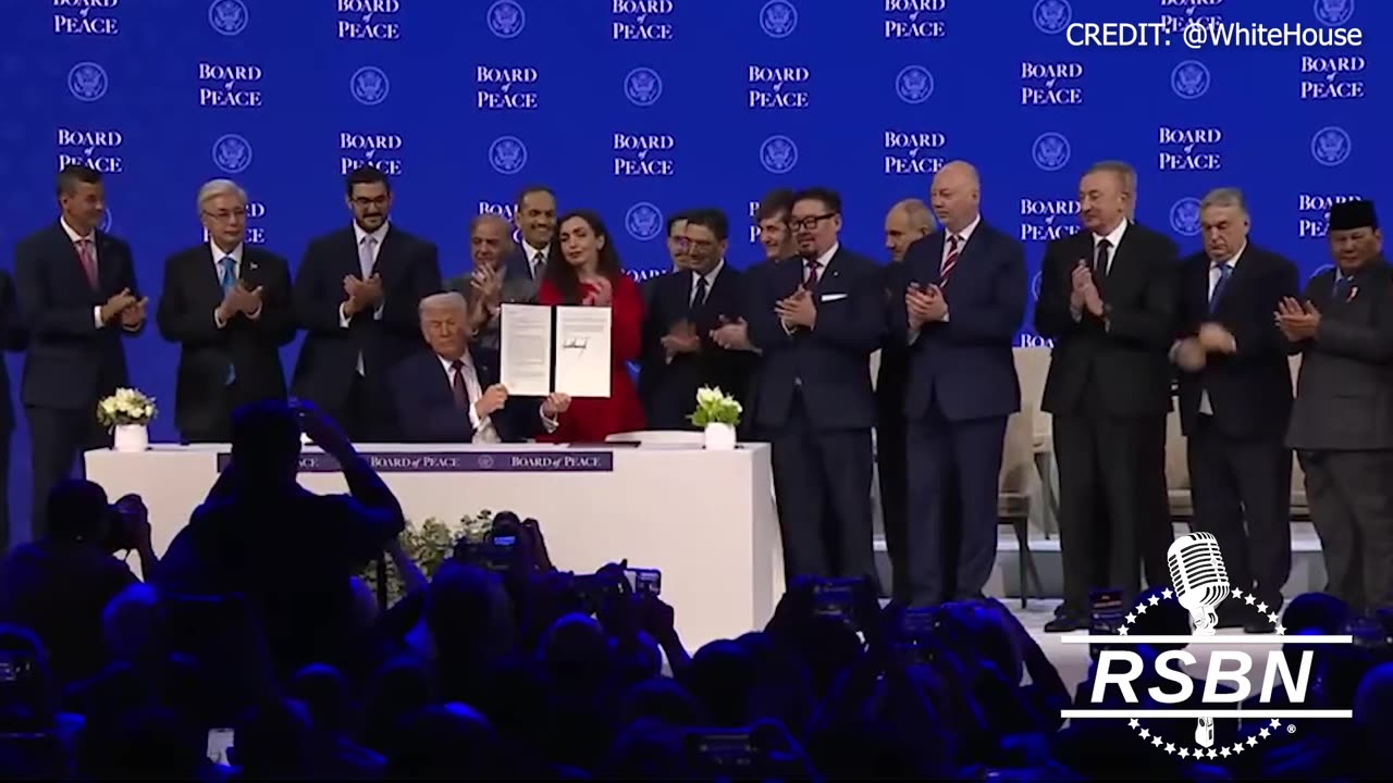 WATCH: President Trump Participates in Signing Ceremony for the Board of Peace - 01/22/26