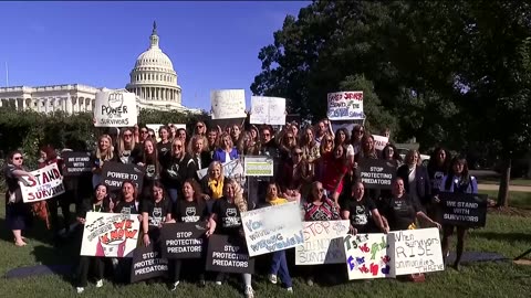 Epstein Survivors Demand File Release in Washington, DC