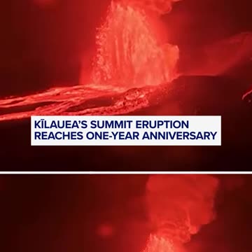 Hawaii's Kilauea volcano has reached a milestone: one-year of continuous eruptions as episode
