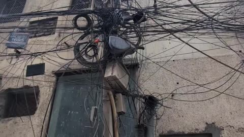 Indian electrical cables - "organised chaos"!