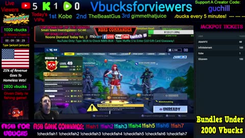 Play Word Game For VBucks! 🎉3,500+ Vbucks Giveaway Daily! / Will Make Our Own Fishing Game! :)