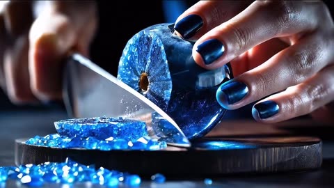 Cutting Glass Fruit