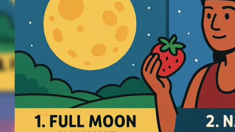 Strawberry moon