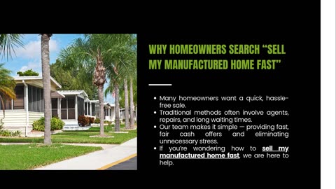 Why Working With Experts Helps Sell My Manufactured Home Fast