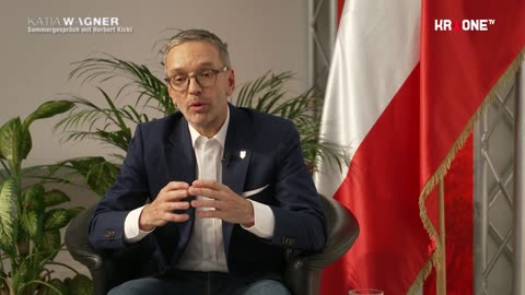 KATIA WAGNER krone.tv - Sommergespräch mit Herbert Kickl - SEHENSWERT!