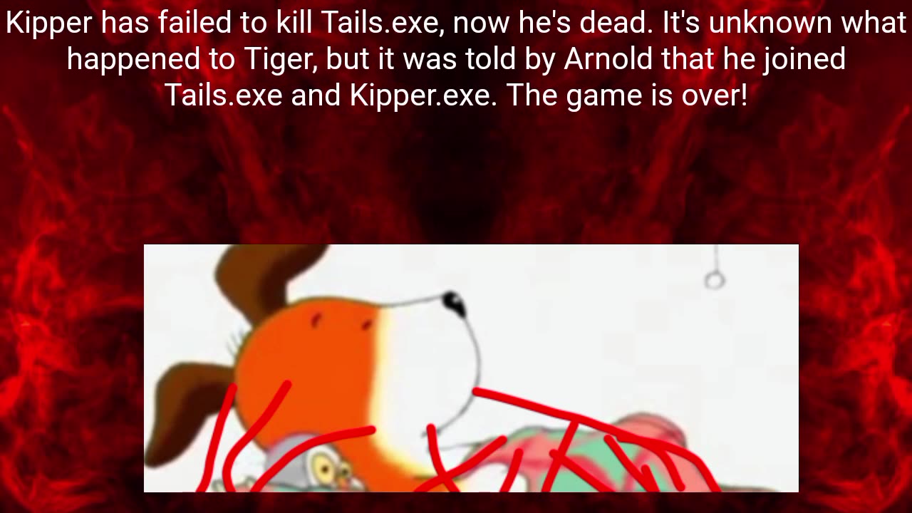 Tails.exe: Spirits Of Hell (English PC Bootleg) Continue & Game Over as Kipper