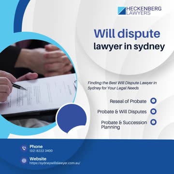 Finding the Best Will Dispute Lawyer in Sydney for Your Legal Needs