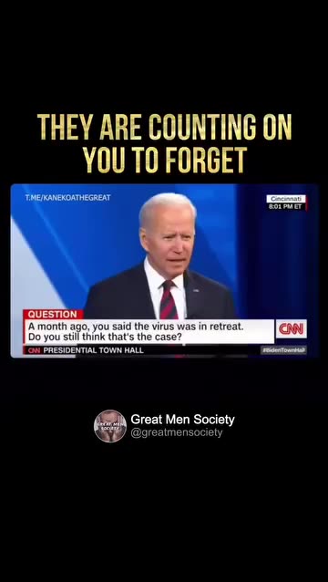 THEY ARE COUNTING ON YOU TO FORGET