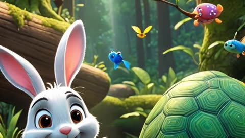 rabbit and turtle #rumble #rabbit #turtle