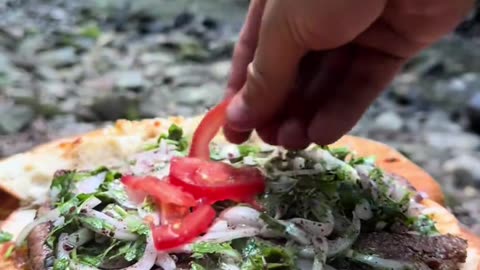 I always love to cook food with love and care while camping in Nature Calm scenic beauty