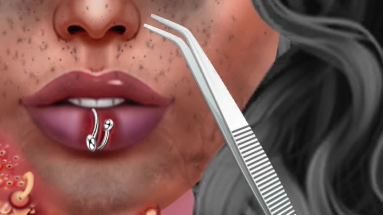 ASMR face Cleaning