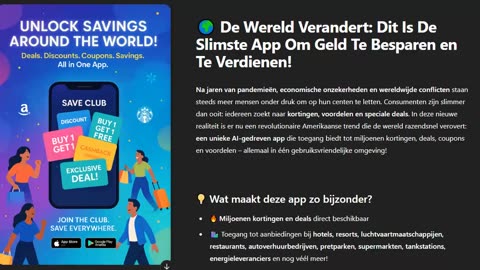 Save Club - Dit Is De Slimste App Om Geld Te Besparen en Te Verdienen - Top Team Rob Buser