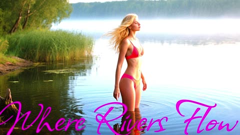 Electronic Music. Song Where Rivers Flow.