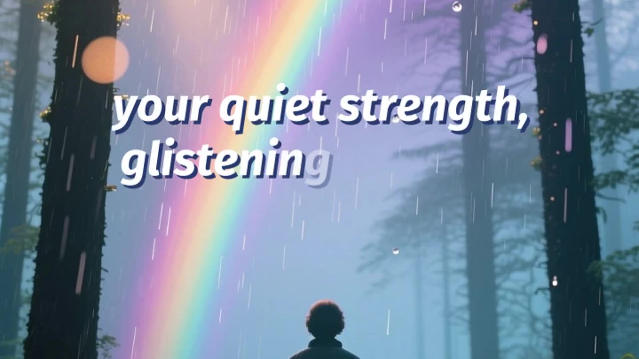When the storm fades, your true strength begins to shine.