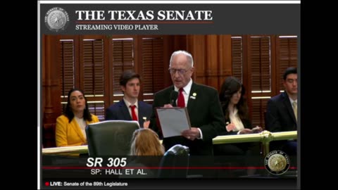 Texas Senate Honors Jill Glover with Senate Resolution SR 305