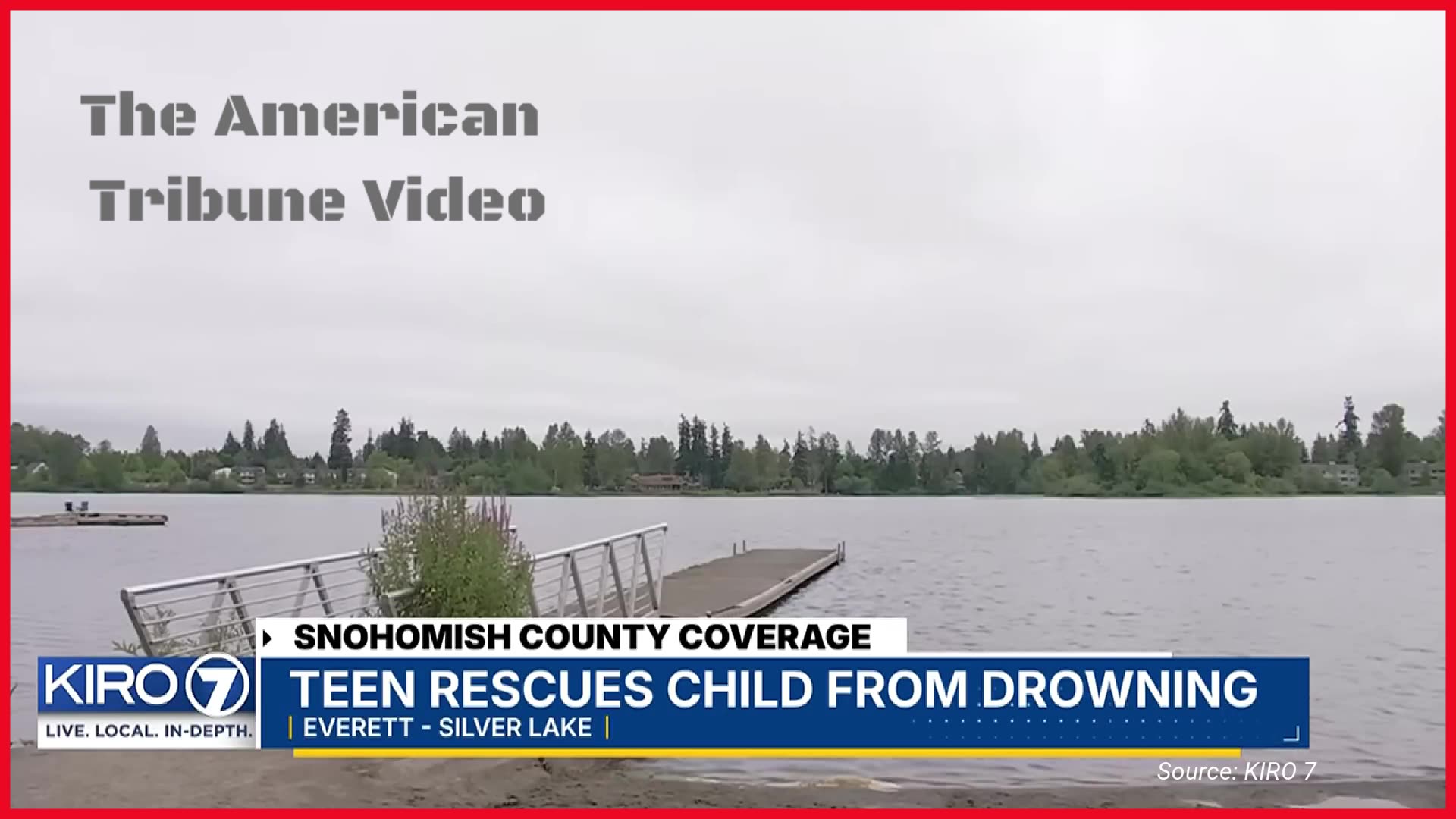 Washington 13-year-old Selflessly Saves Young Boy Trapped In Seaweed Under a Dock