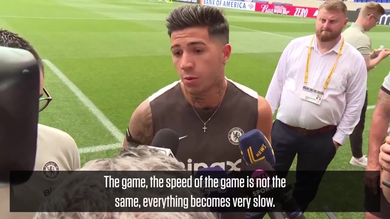 Enzo Fernandez nearly FAINTS in extreme heat at Club World Cup