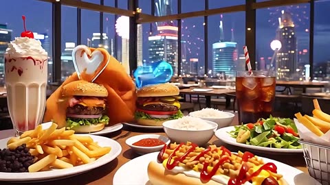 Juicy and mouthwatering Smash Burger Soft and fluffy chocolate cake