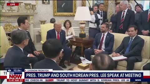 President Trump meets with South Korean President, takes questions on Russia-Ukraine, tariffs