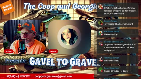 Thursday: Gavel To Gravel With MrCoop And Georgie @GeorgieslifeUnfiltered @veterannation1