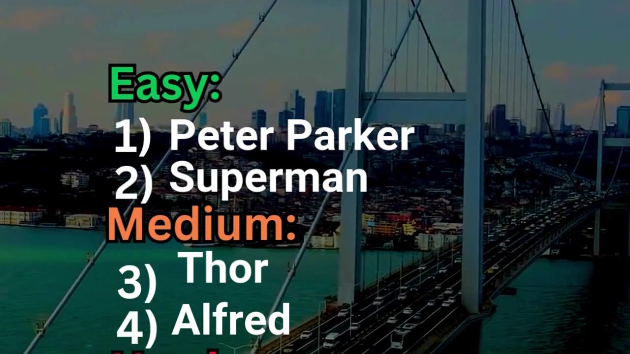The HARDEST Superhero General Knowledge Quiz You'll Ever Take! #quiz #trivia #challenge #facts