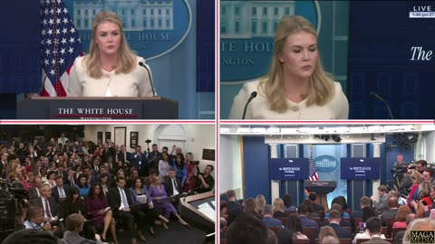 White House Reporters ask same question 10 times - March 2025