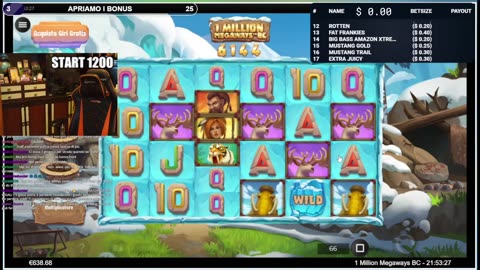 BONUS HUNT 1200 SU RUMBLE SPINGERE CAVALLUCCI