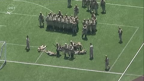 700 U.S. Marines Master Crowd Control Training! 💪 #usmarines