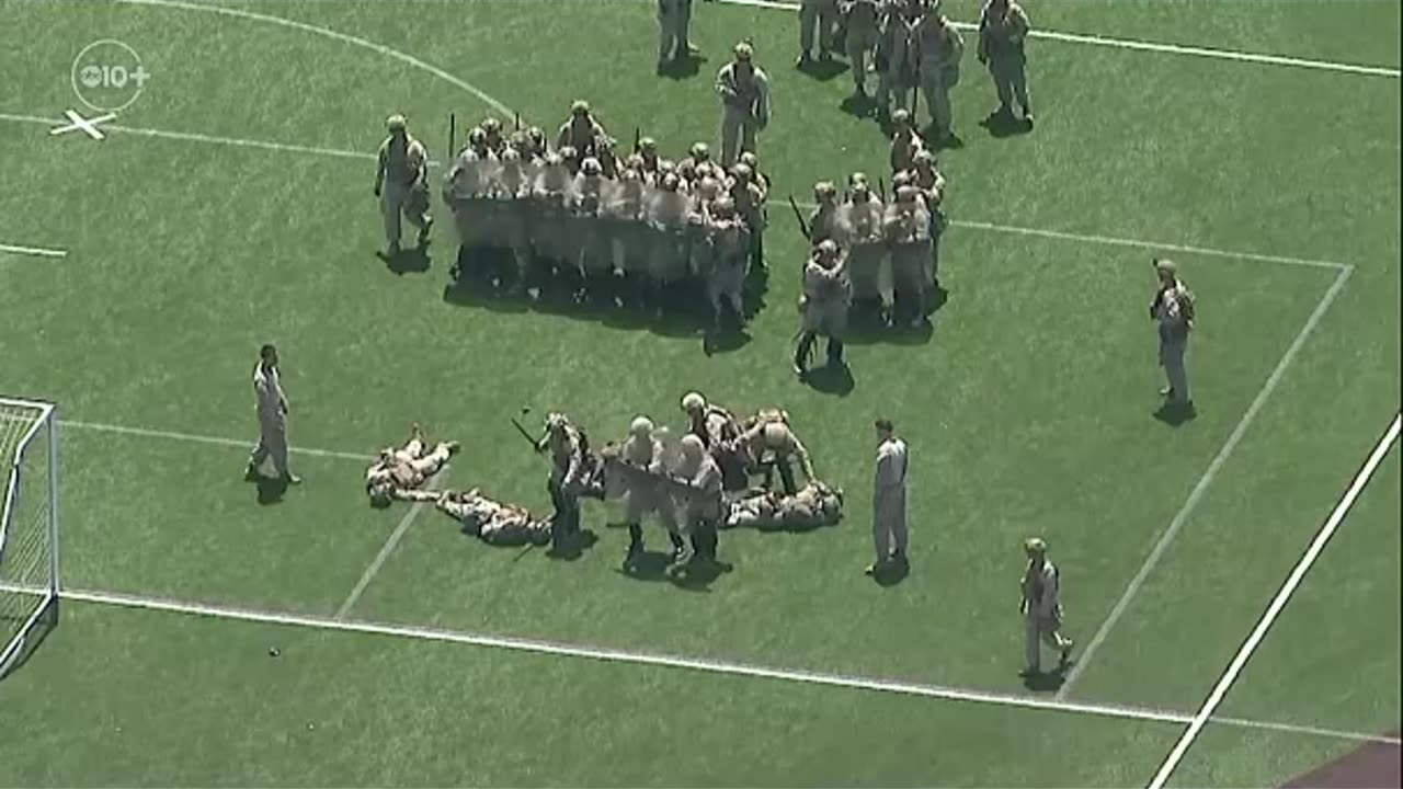 700 U.S. Marines Master Crowd Control Training! 💪 #usmarines