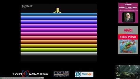 Atari 2600 EMU - Frog Pond - Game 1-1 B/B - 1,028