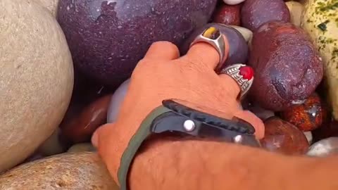 he found a unique stone