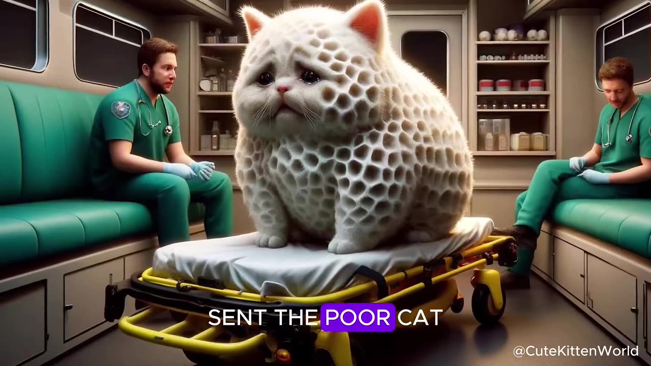 URGENT! Poor Cat Infected by Mysterious Virus — Watch the Kind Vet Save Her Life 🧑⚕️❤️🐱
