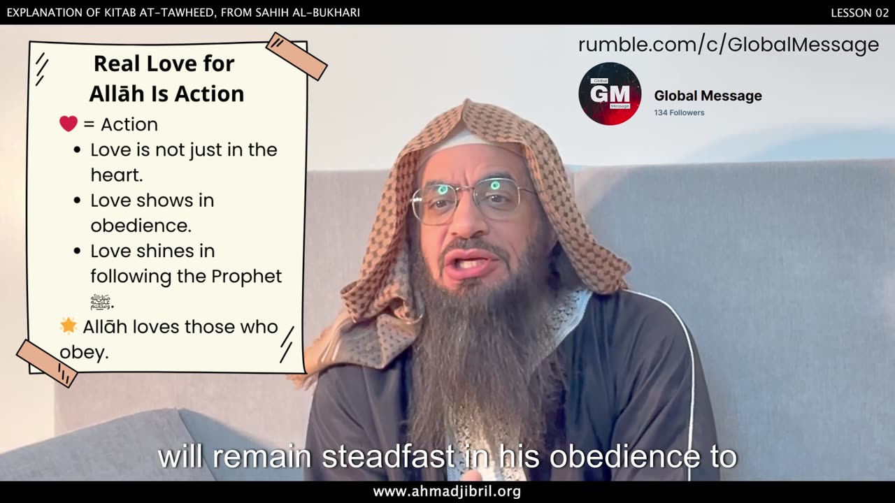 17. Essence of Kitāb At Tawhīd and Love of Allah | Shaykh Ahmad Musa Jibril (حفظه الله)