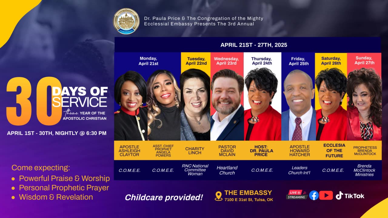 30 Days of Service: Year of the Apostolic Christian (Double-Header)