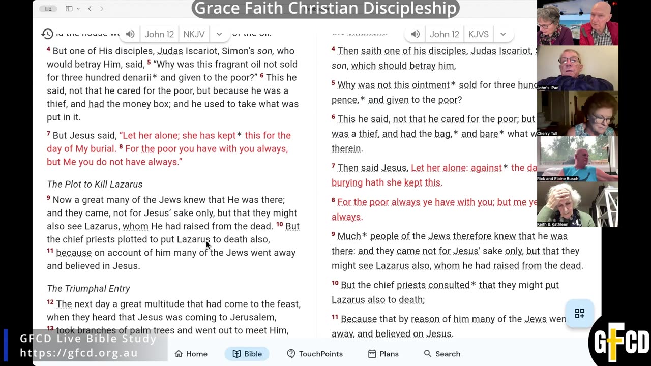 John 12:1-11 - GFCD Live Bible Study