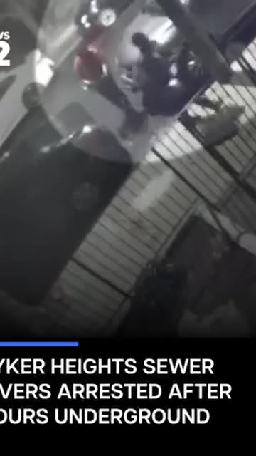 SEWER DIVERS ARRESTED AFTER HOURS UNDERGROUND