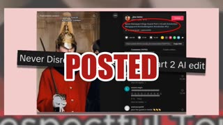 Fact Check: Video Of King's Guard Punching A Tourist Is NOT Real -- AI-Generated Scene